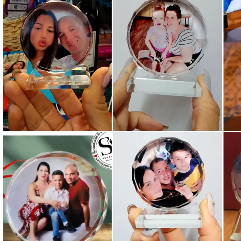 Cristales con fotografía 