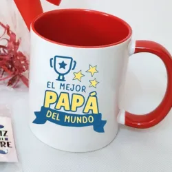 Jarra blanca y roja