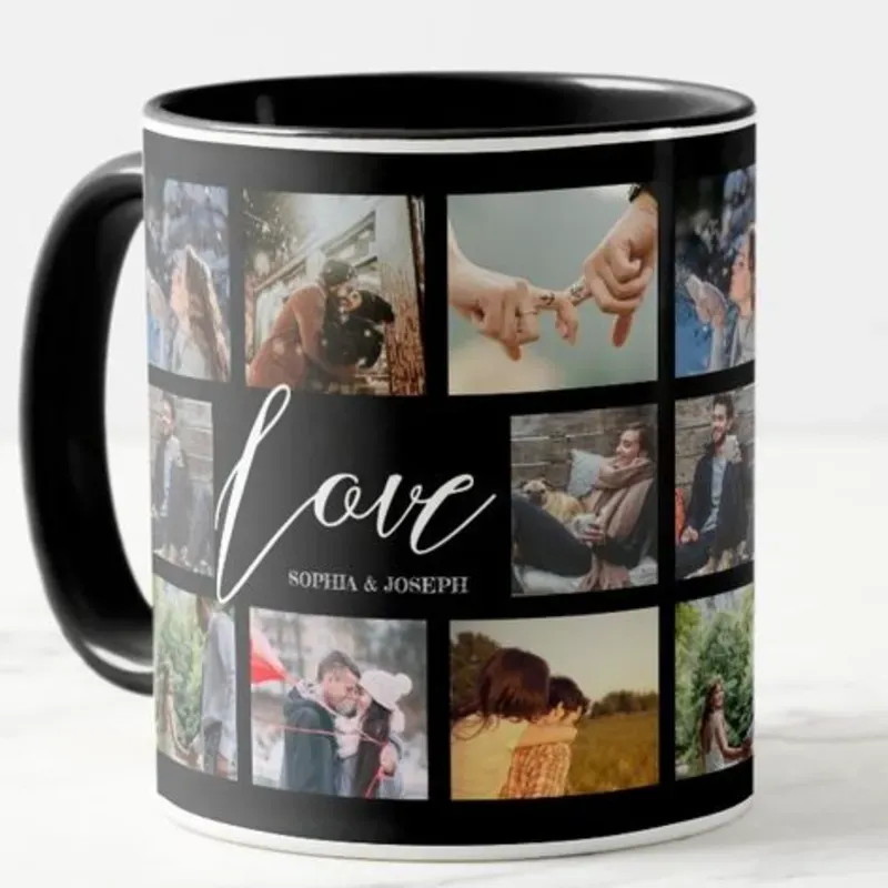 Jarra negra de cerámica