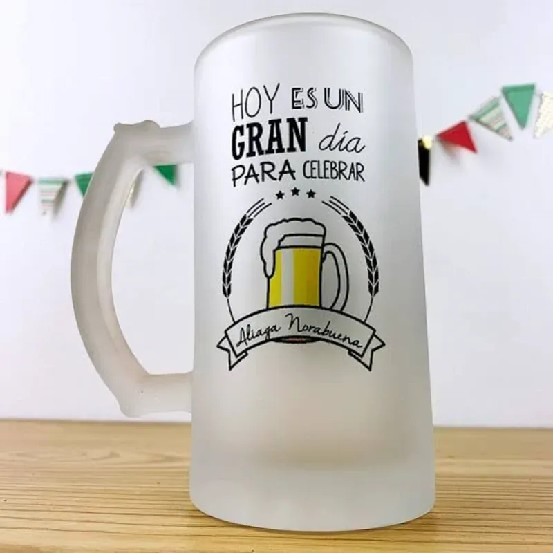 Jarras nevadas cerveceras