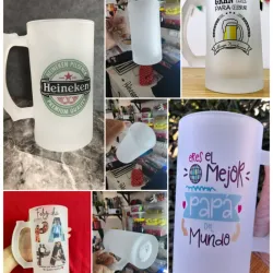 Jarras nevadas cerveceras