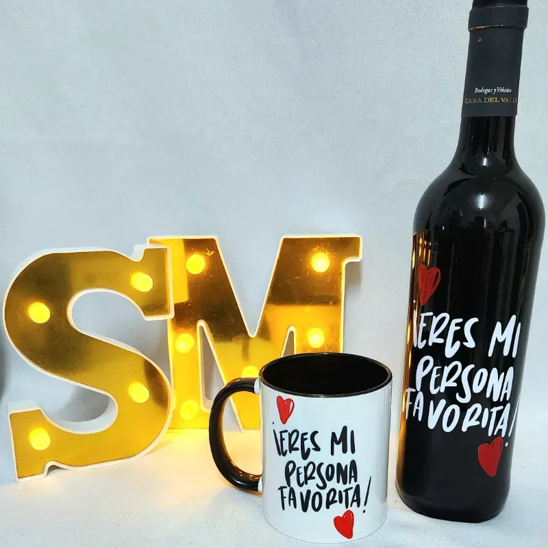 Oferta botella de vino mas jarra 