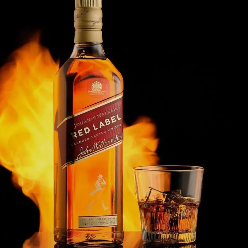 Oferta con whisky  Jhonnie Walker etiqueta Roja