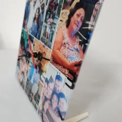 Reloj de mesa cuadrado
