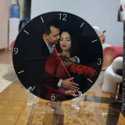 Reloj de mesa redondo 
