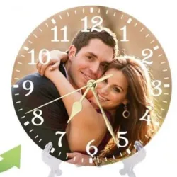 Reloj de mesa redondo 