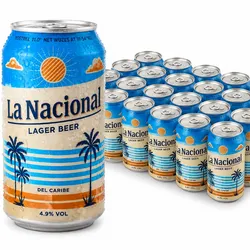 Caja de cerveza La Nacional