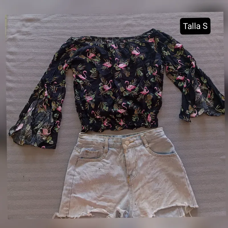 Blusa 3/4 super fresquita 