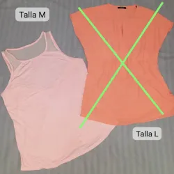 Blusas finas en tonos naranja y salmon 