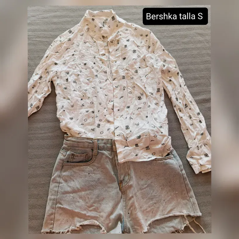Camisa d manga larga Bershka 