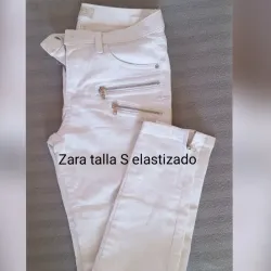 Jeans marca Zara blanco 🤍