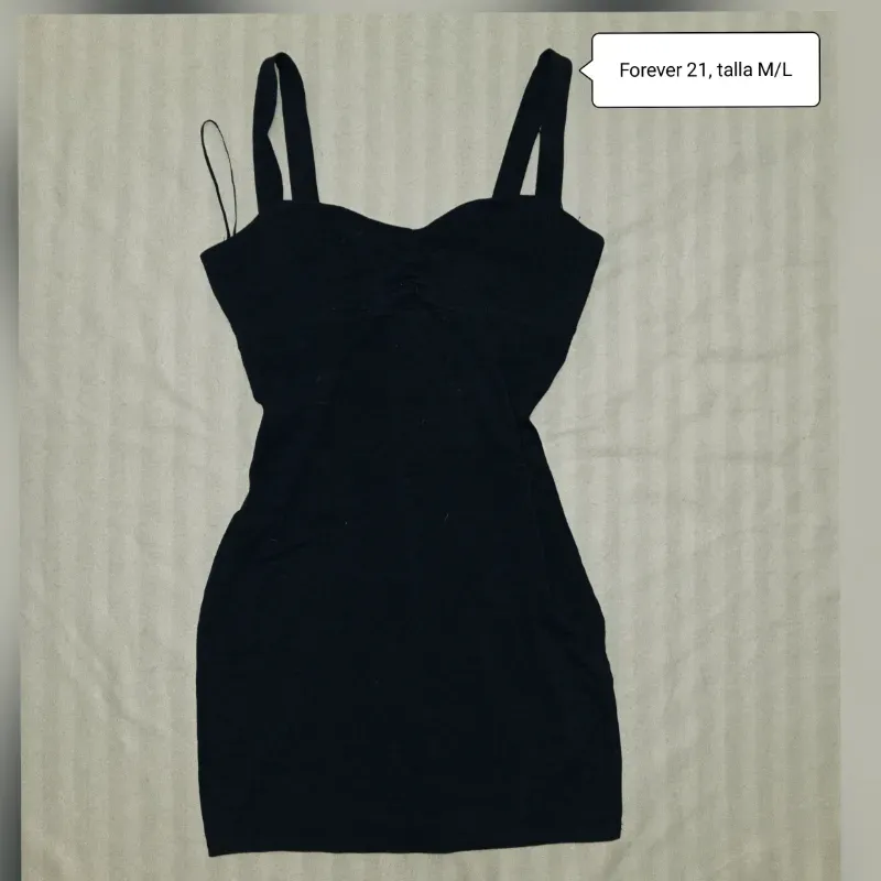 Vestido Forever 21 negro