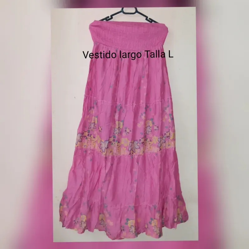 Vestido Largo Strapless 