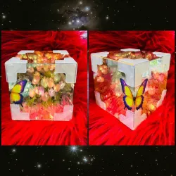 Cubos de tulipanes infinitos pequeños