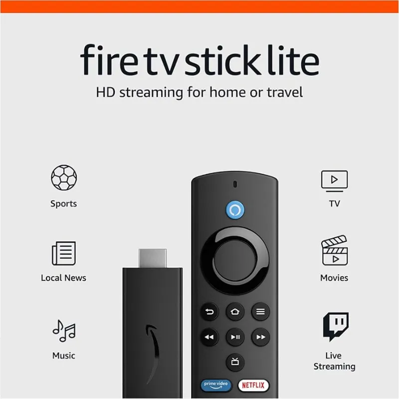 Fire tv Stick Lite  *(Por encargo, 50% del pago al momento de la compra)