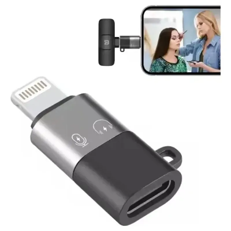 Adaptador OTG metálico iPhone a Tipo C 