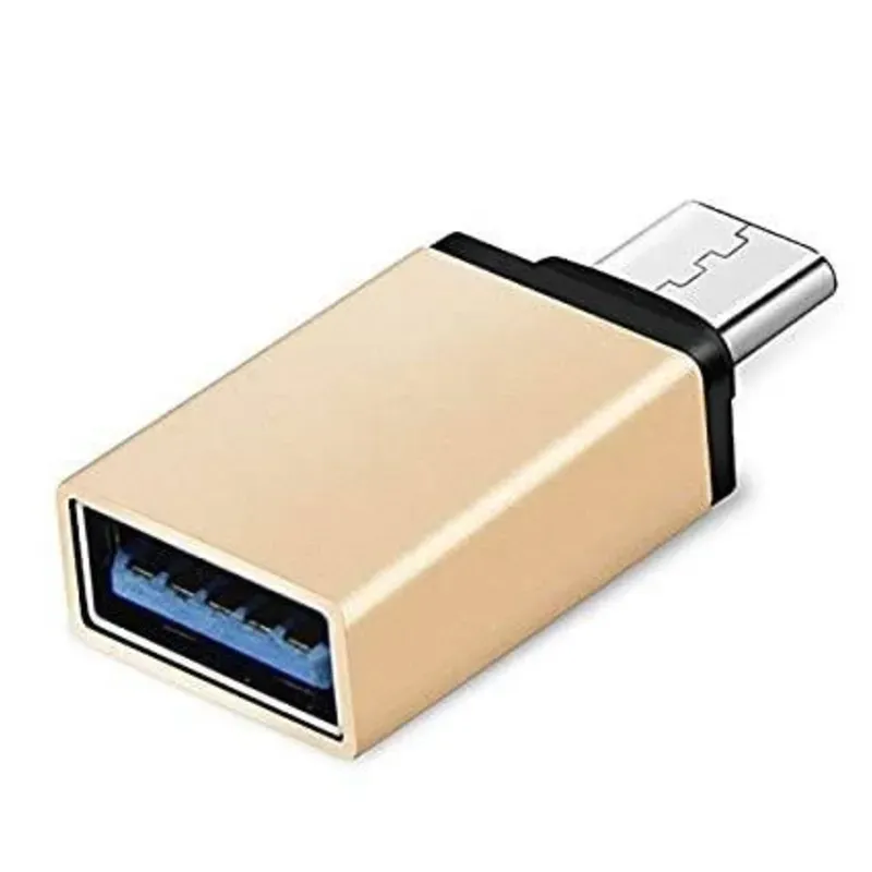 Adaptador OTG metálico V8 a USB