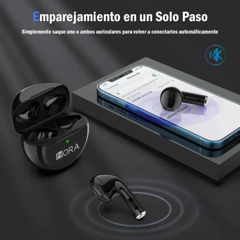 Audifono inalambrico 1Hora AUT119 - Blanco