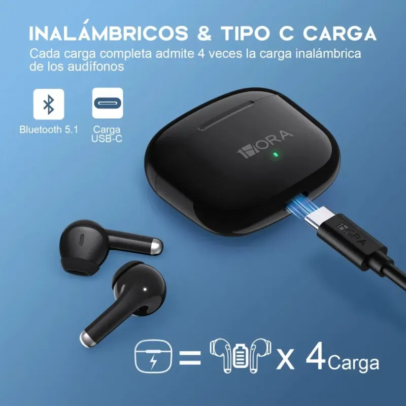 Audifono inalambrico 1Hora AUT203 - Blanco