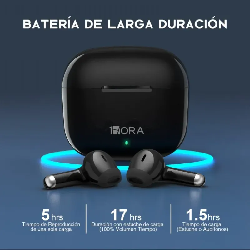 Audifono inalambrico 1Hora AUT203 - Negro