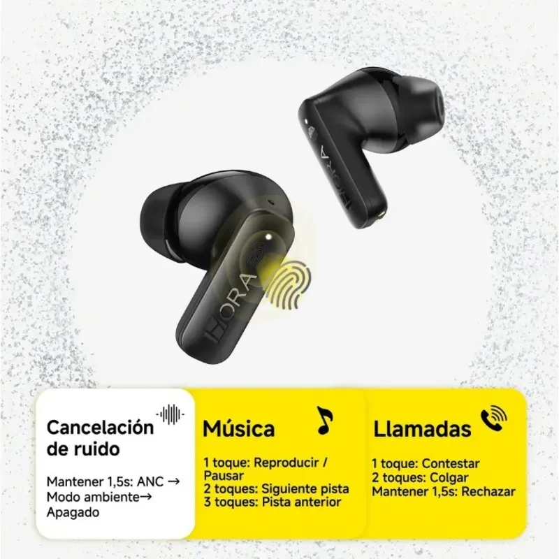 Audifono inalambrico 1Hora AUT211 - Negro