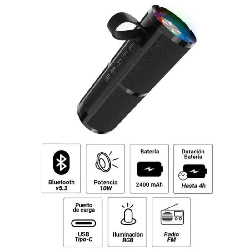 Bocina Bluetooth 1Hora BOC060