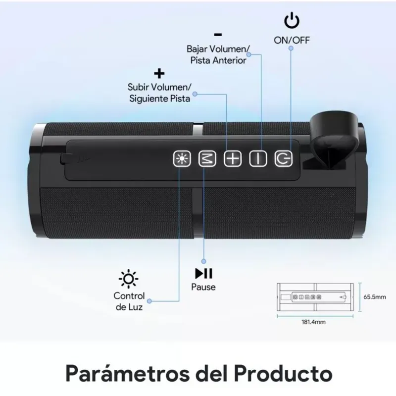 Bocina Bluetooth 1Hora BOC060