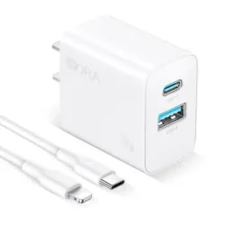 Cargador y Cable iPhone 1Hora 20W Puerto A+C