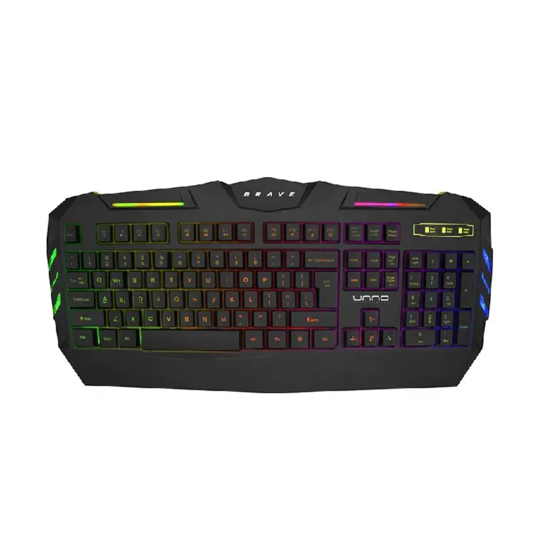 Kit Teclado y Mouse Gaming RGB retroiluminado marca BRAVE