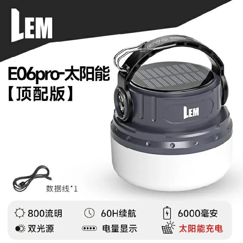 Lampara LED Recargable E06Pro