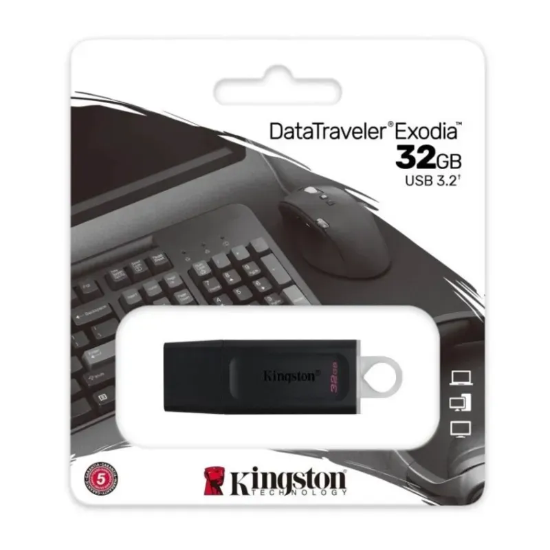Memorias Flash de 32 GB Kingston Exodia USB 3.2