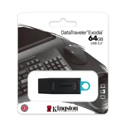 Memorias Flash de 64 GB Kingston Exodia USB 3.2