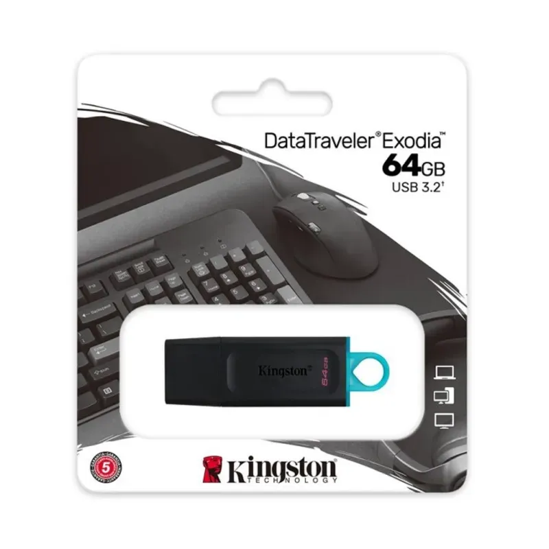 Memorias Flash de 64 GB Kingston Exodia USB 3.2