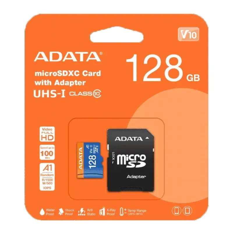 Memorias MicroSD de 128 GB ADATA Premier a 80MB/s