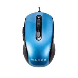 Mouse de cable NA-0115 - Azul