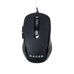 Mouse de cable NA-0115 - Negro