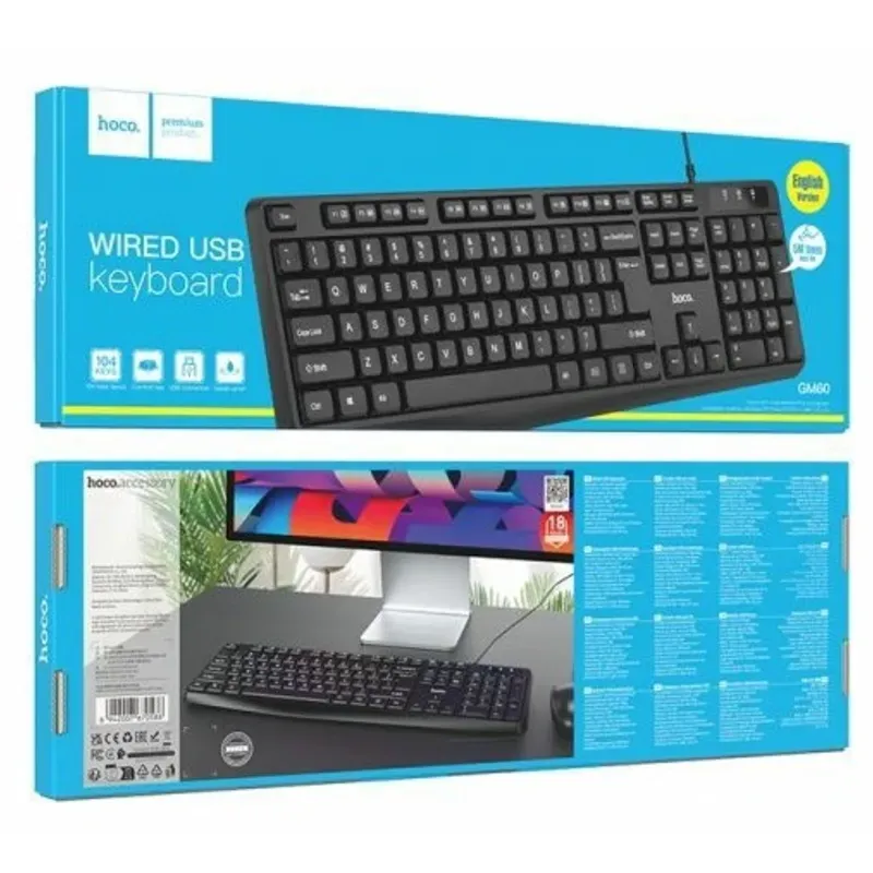 Teclado de cable modelo GM60