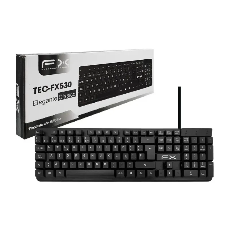 Teclado de cable modelo TEC-FX530