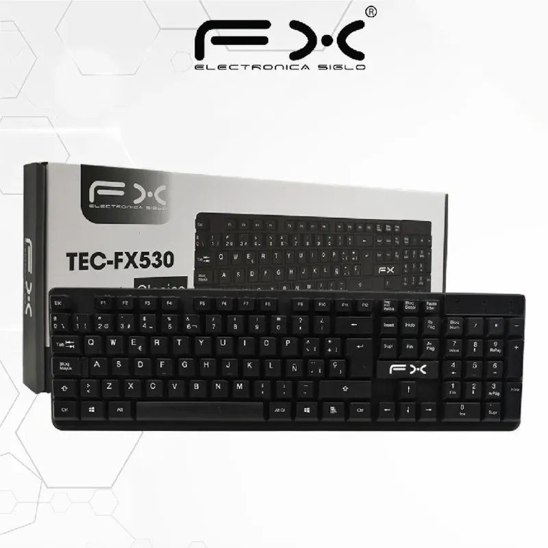 Teclado de cable modelo TEC-FX530