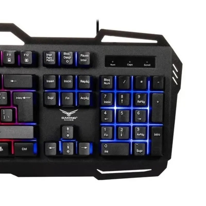 Teclado Gaming RGB marca Naceb NA-0967