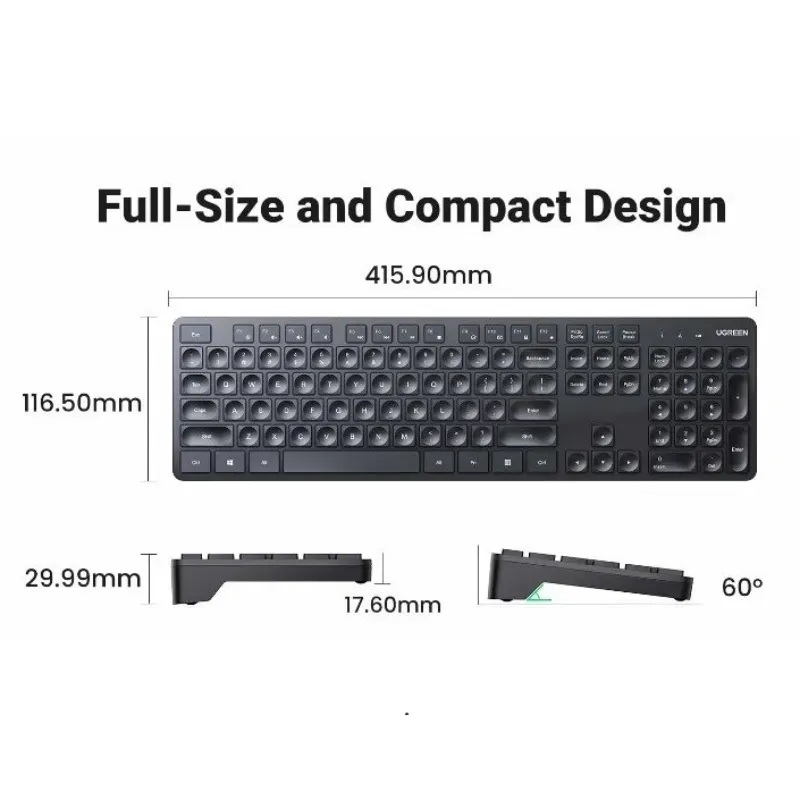 Teclado Inalámbrico marca Ugreen
