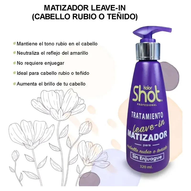 Mascarilla matizadora leave in 