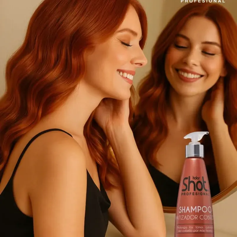 Shampoo matizador cobrizo 