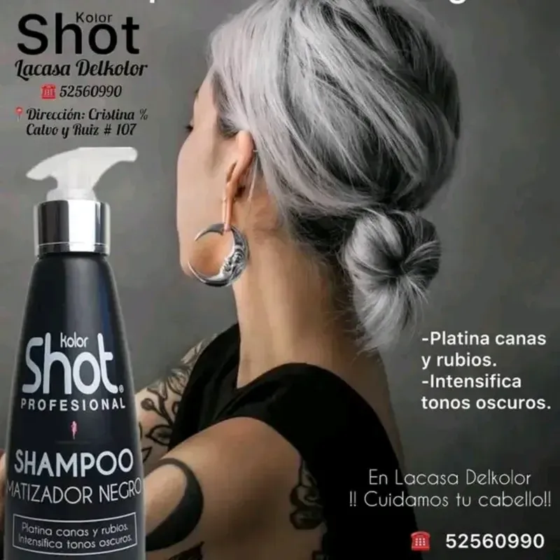 Shampoo matizador negro