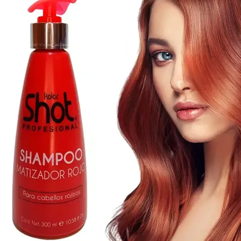 Shampoo matizador rojo