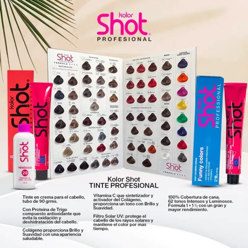 Tintes profesionales kolorshot 