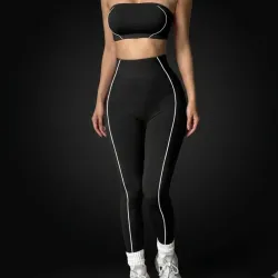 Conjunto Deportivo para Mujer Negro
