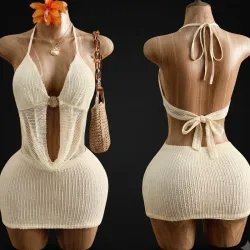 Vestido para Verano con espalda descubierta