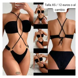 Bikini talla XS negro 