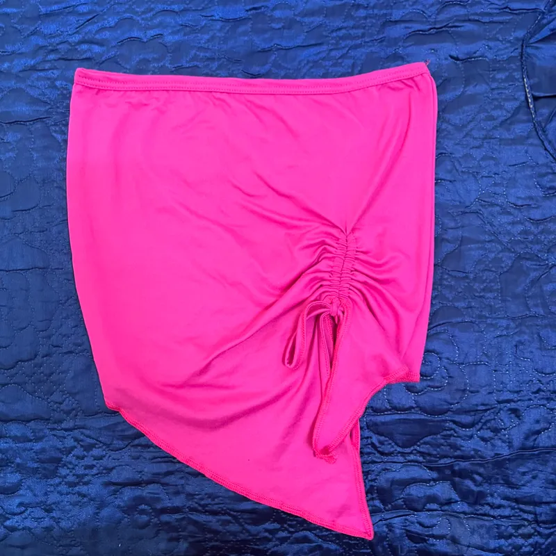 Blusa straple rosado fuscia 